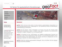 Tablet Screenshot of geofact.de